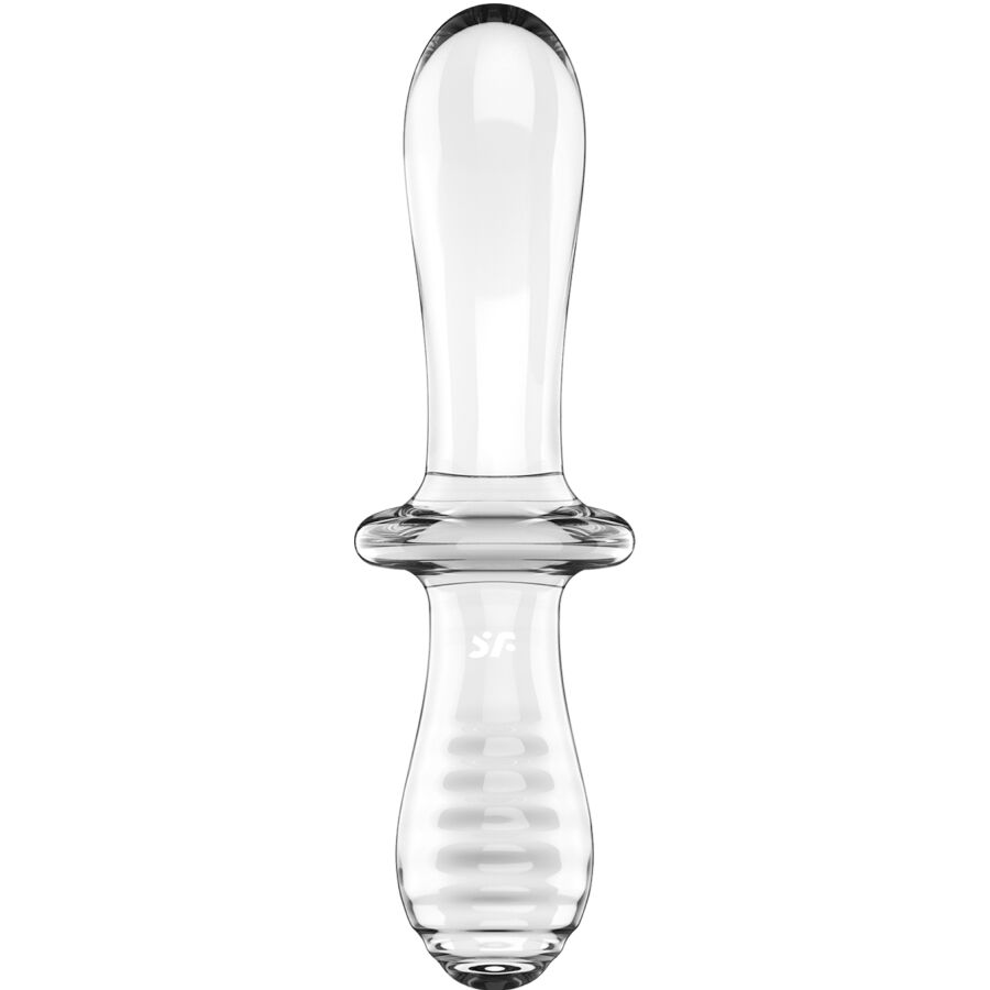 SATISFYER - DOUBLE CRYSTAL DILDO TRANSPARENTE - Image 3