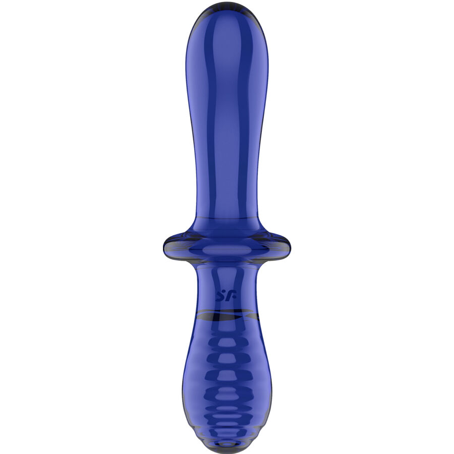 SATISFYER - DOUBLE CRYSTAL DILDO TRANSPARENTE - Image 3