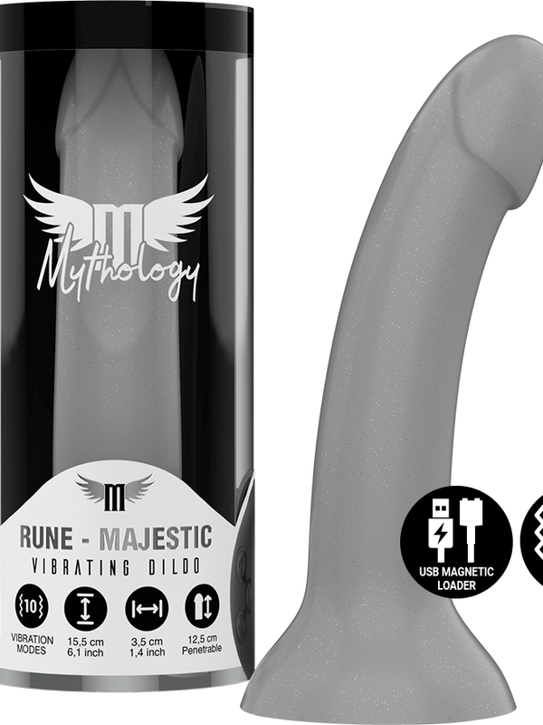 Mythology - Rune Majestic dildo S WatchMe juhtmevaba tehnoloogiaga