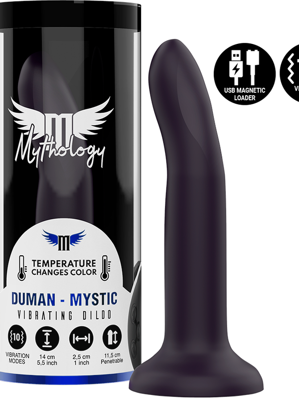 Mythology Duman Mystic dildo S - massaažiseade juhtmevaba WatchMe tehnoloogiaga