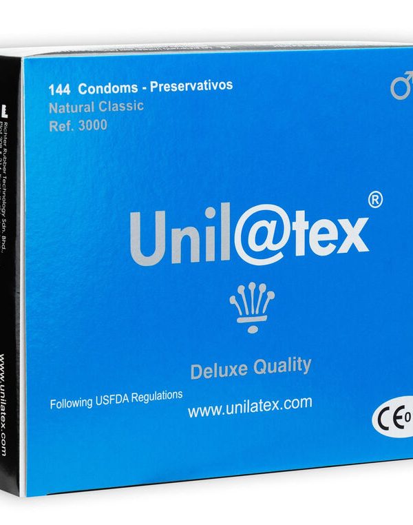 Unilatex - Naturaalset värvi kondoomid 144 tk