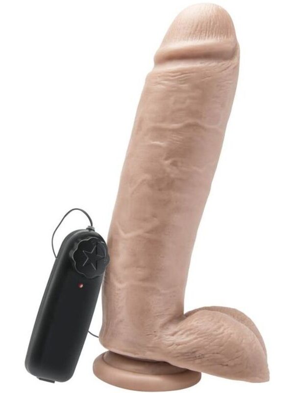 Get Real - Dildo munanditega massaažiseade flesh 25.5 cm