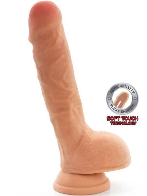 Get Real - Dual Density dildo 25.5 cm balls skin