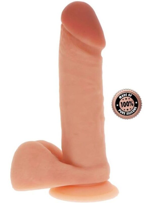 Get Real - Silikoondildo munanditega 20.5 cm flesh