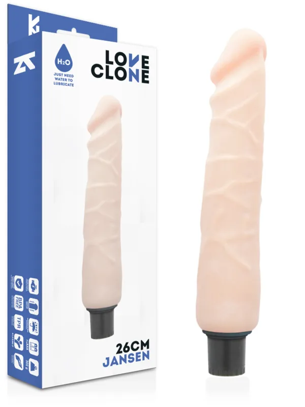 LoveClone - Jansen isemääriv massaažiseade 26 cm Ø 4.2 cm