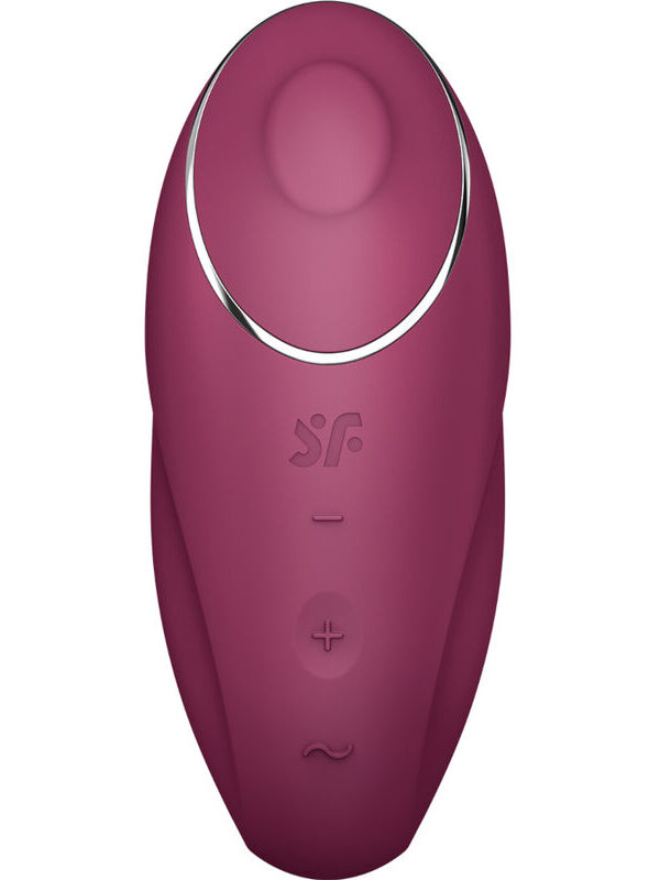 Satisfyer - Tap & Climax 1 Lay-On massaažiseade punane