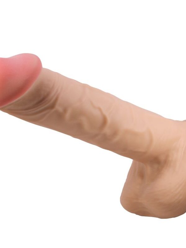 Pretty Love - Sliding Skin realistlik dildo liikuva naha ja iminapaga flesh 26 cm