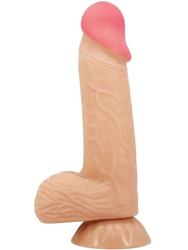 Pretty Love - Sliding Skin realistlik dildo liikuva naha ja iminapaga 20.6 cm