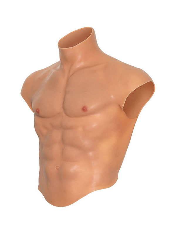 Hidden Desire - Alter Ego silikoonist meeste torso särgiga ja kõhulihastega flesh