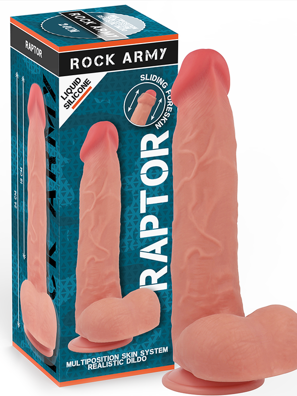 RockArmy - Liquid Silicone Raptor 24 cm Ø 4.4 cm