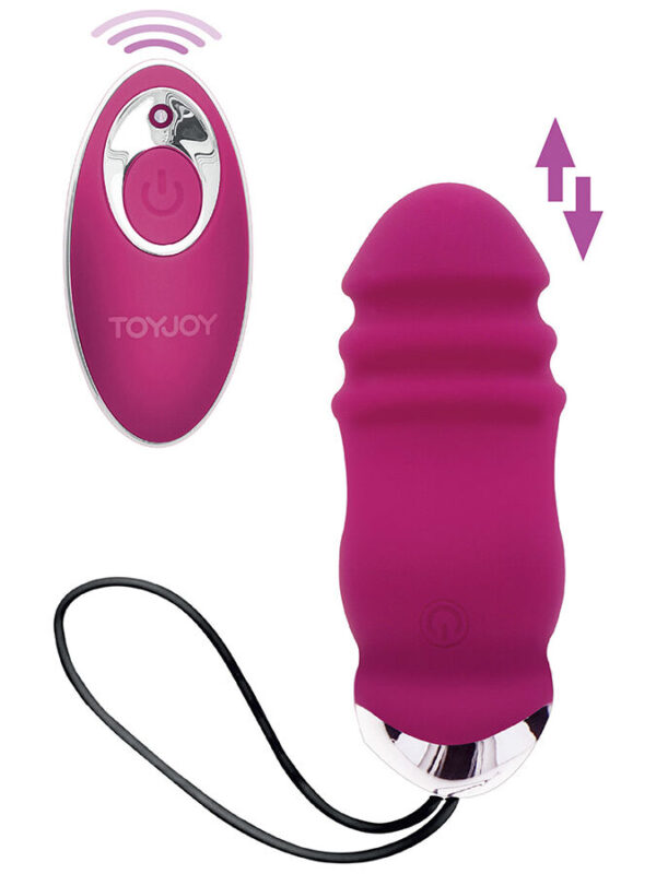 ToodeJoy - Happiness Sunny Side Up & Down massaažiseade puldiga fuksia