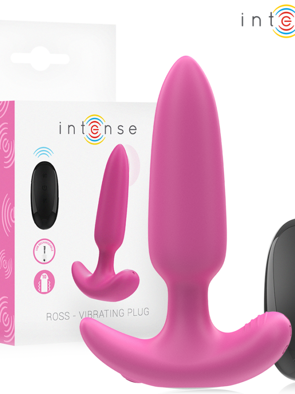 Intense - Ross anaalpistik 10 vibratsiooniga roosa puldiga