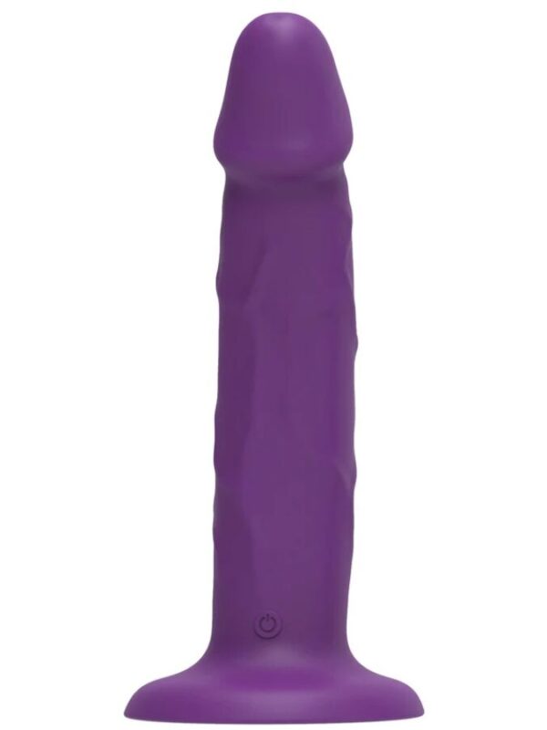 Get Real - Realistlik silikoonist vibreeriv dildo lilla 19.5 cm