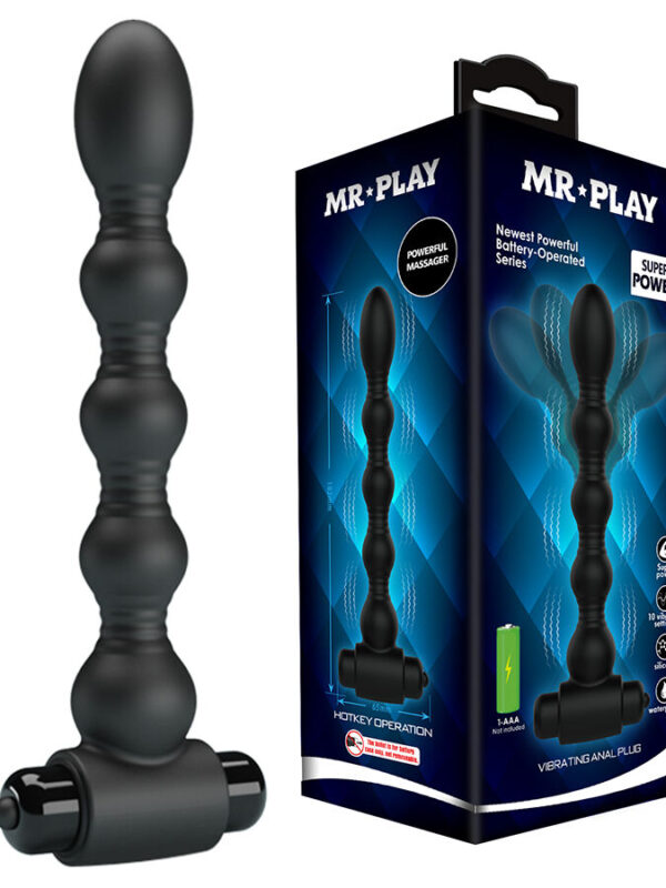 Mr Play - Vibreeriv anaalpistik massaažifunktsiooniga
