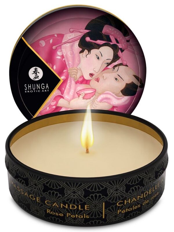 Shunga - Mini Caress By Candlelight massaažiküünalde display 24 tk