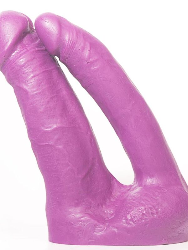 Roosa Room - Arthus realistlik topeltdildo lilla 17 cm / 15.5 cm