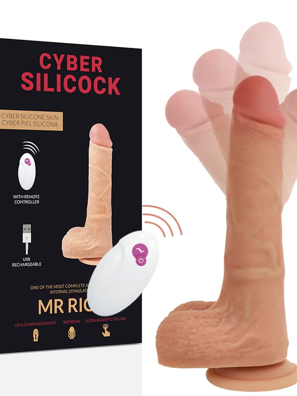 Cyber Silicock - Puldiga realistlik Mr Rick 20.9 cm Ø 4 cm