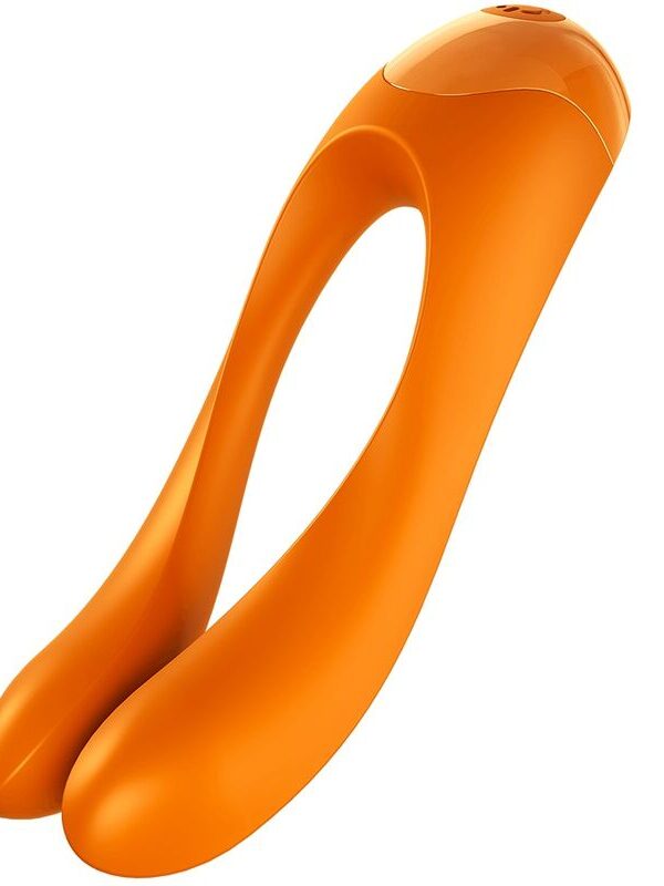 Satisfyer - Candy Cane Finger massaažiseade oranž