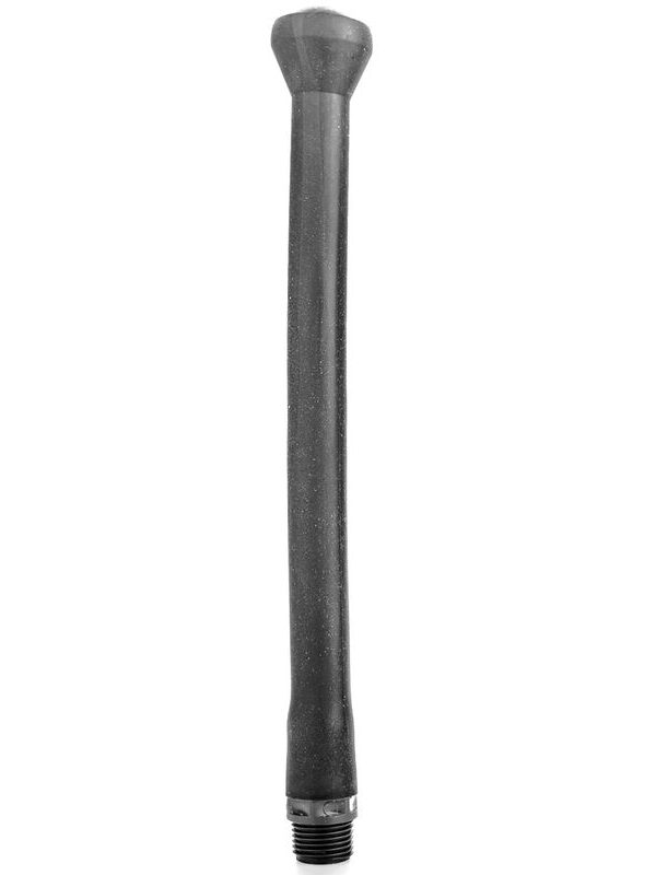All Black - Anaaldušš silikoonist stopperiga 27 cm