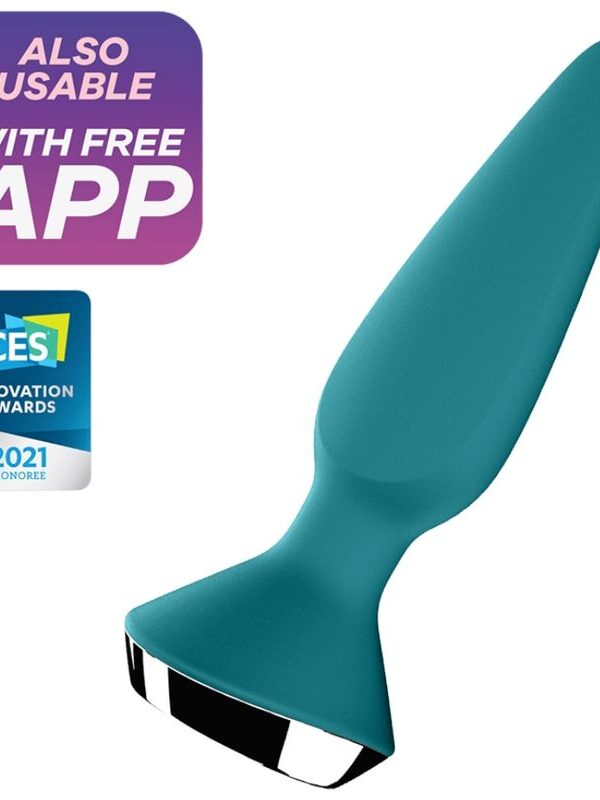 Satisfyer - Plug-ilicious 1 anaalmassaažiseade roheline