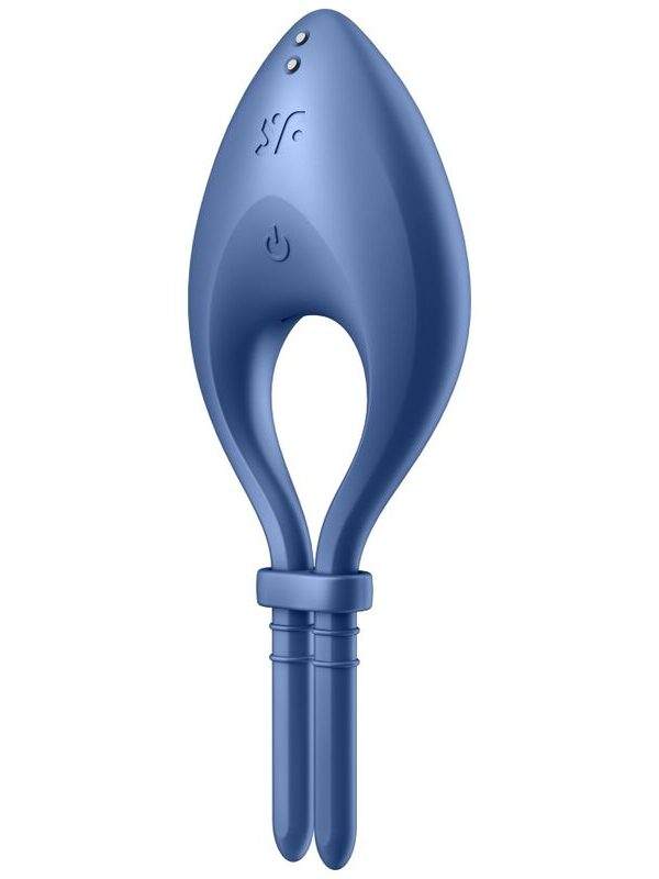 Satisfyer - Bullseye ring-massaažiseade äpiga sinine