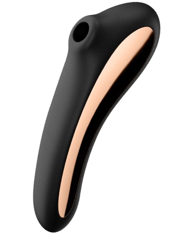 Satisfyer - Dual Kiss Air Pulse massaažiseade must