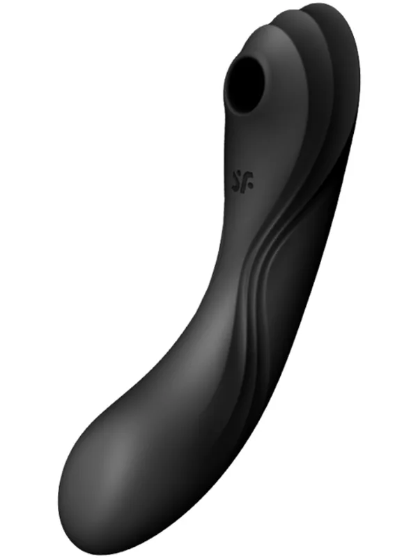 Satisfyer - Curvy Trinity 4 õhupulsi massaažiseade must
