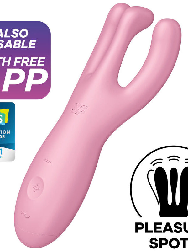 Satisfyer - Threesome 4 massaažiseade äpiga