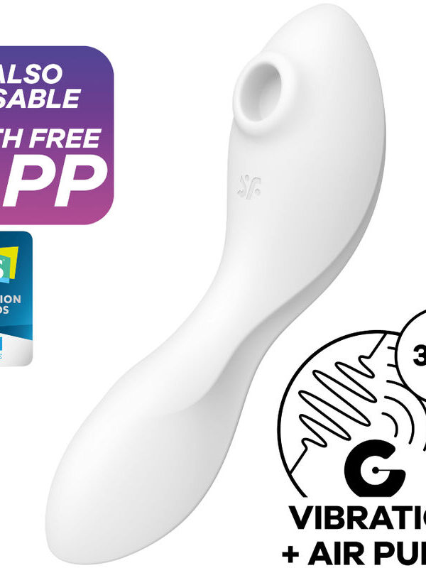 Satisfyer - Curvy Trinity 5 õhupulsi stimulaator ja massaažiseade rakendusega