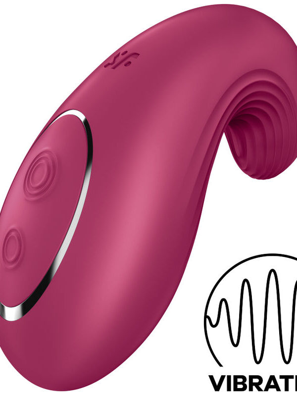 Satisfyer - Dipping Delight lay-on massaažiseade punane