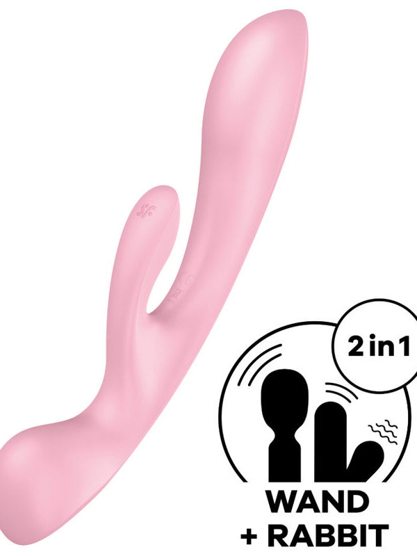 Satisfyer - Triple OH hübriidvibratsioon roosa