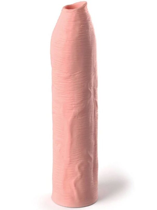 Fantasy X-Tensions - Pipedreams ümberlõikamata pikendussleeve 17.78 cm flesh
