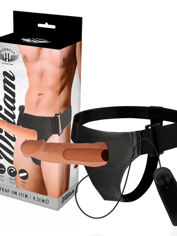 Harness Attraction - Willian Hollow Arnes massaažidildoga 17 cm Ø 4.5 cm