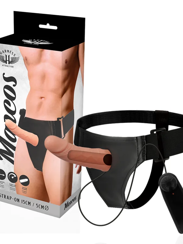 Harness Attraction - Arnes Hollow Frames massaažidildoga 15 cm Ø 5 cm