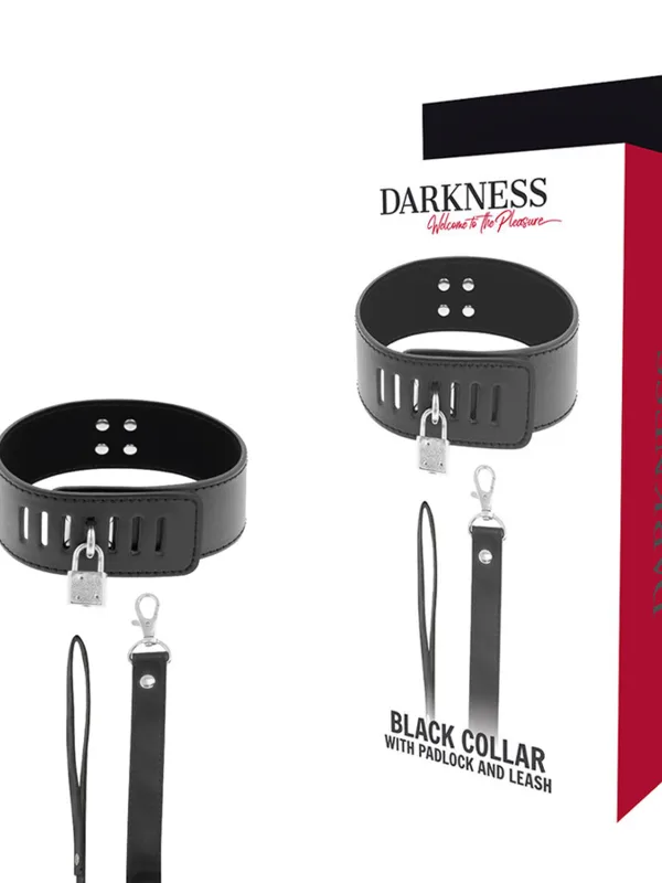 Darkness - BDSM kaelarihm musta lukuga