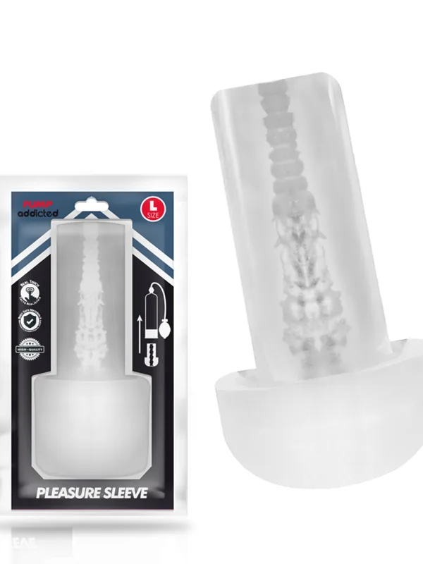 Pump Addicted - Pleasure sleeve masturbaator suurus L