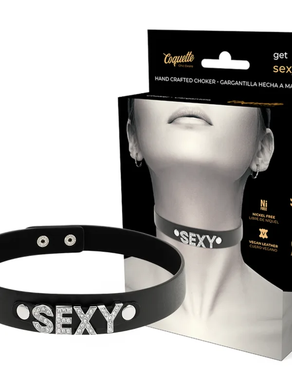 Coquette Chic Desire - Seksikas vegannahast choker