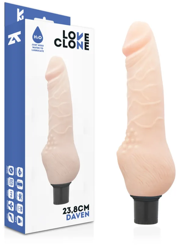 LoveClone - Daven isemääriv realistlik dildo 23.8 cm Ø 3.8 cm