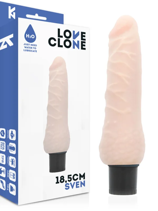 LoveClone - Sven isemääriv massaažiseade 18.5 cm Ø 3.3 cm