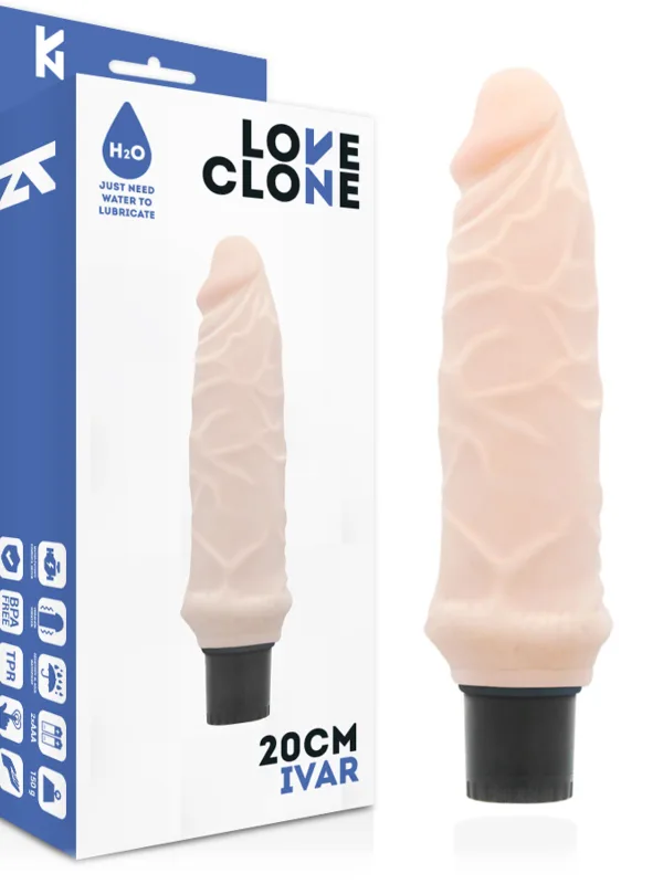 LoveClone - Ivar isemääriv massaažiseade 20 cm Ø 3.7 cm