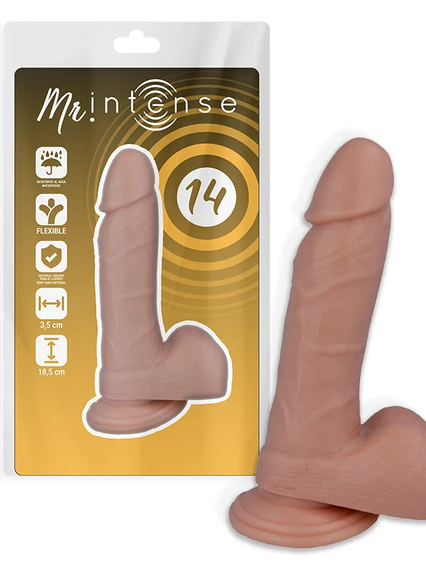 Mr Intense - Realistlik peenis 18.5 cm Ø 3.8 cm