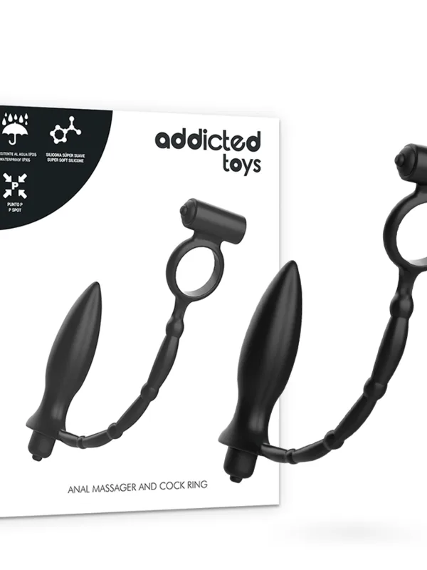 Addicted toys - Anaalpistik massaažirõngaga