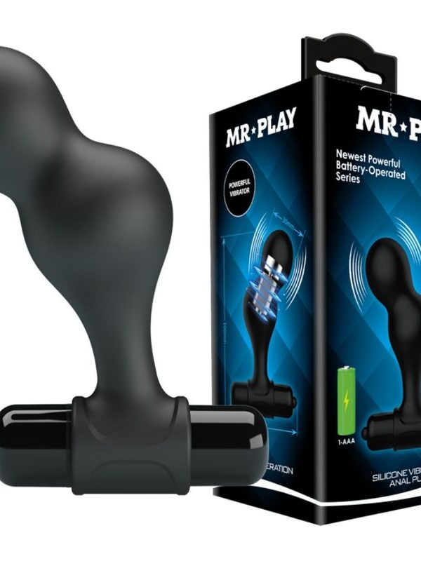 Mr Play - Must silikoonist anaalmassaažiseade