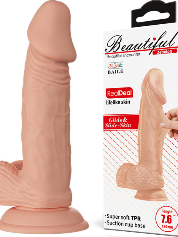 Baile - Beautiful Encounter Zebulon painduv realistlik dildo 19.4 cm naturaalne