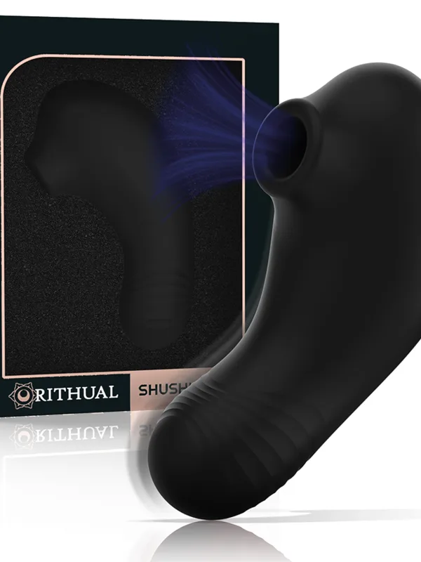 Rithual - Shushu Pro Pocket kliitoristimulaator kahe võimsa mootoriga must