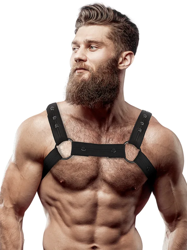 Fetish Submissive Attitude - Reguleeritavad neopreenist rinnarakmed meestele