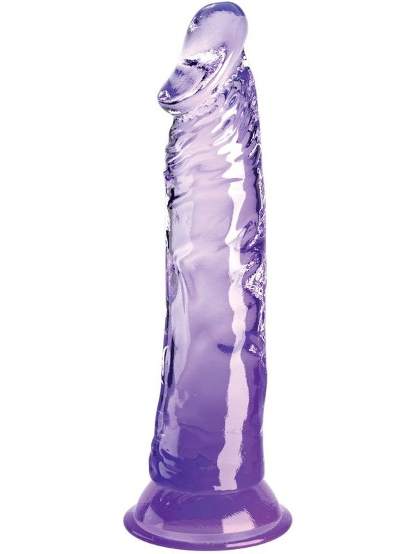 King Cock - Läbipaistev realistlik peenis 19.7 cm lilla