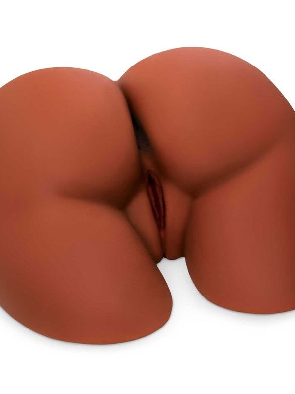 PDX Plus - Perfect Ass XL topeltsisenemisega masturbaator pruun