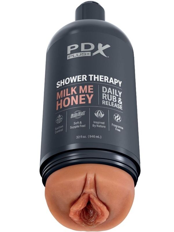 PDX Plus - Stroker masturbaator diskreetse pudelikujundusega Milk Me Honey Candy Shampoo