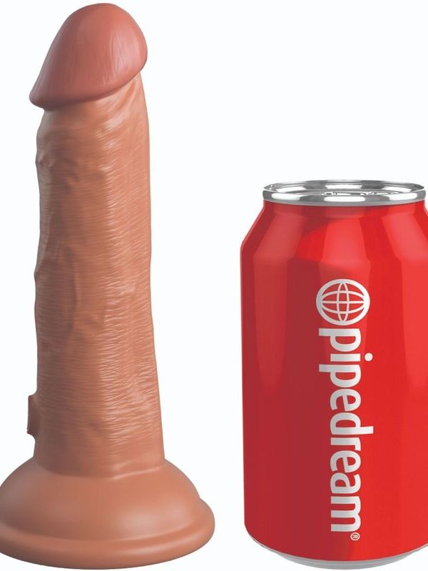 King Cock - Elite realistlik silikoonist dildo 15.2 cm caramel